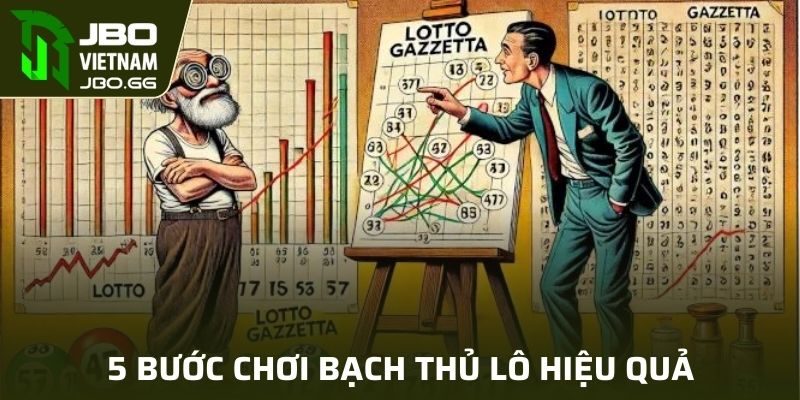 5 bước chơi bạch thủ lô hiệu quả