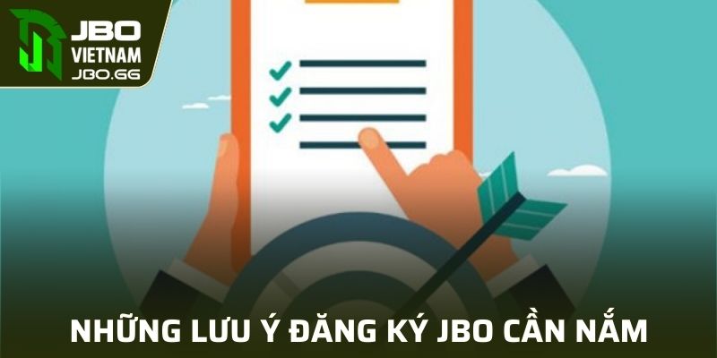 Các lưu ý quan trọng khi đăng ký tài khoản nhà cái