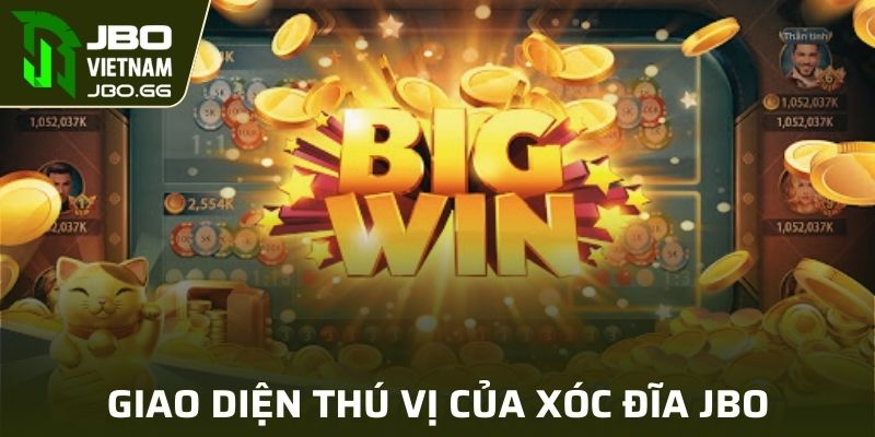 Giao diện thú vị của xóc đĩa JBO