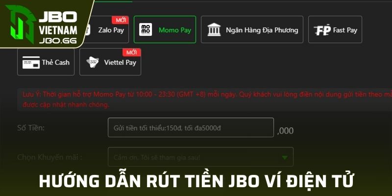 Rút tiền nhà cái nhanh chóng qua ví điện tử